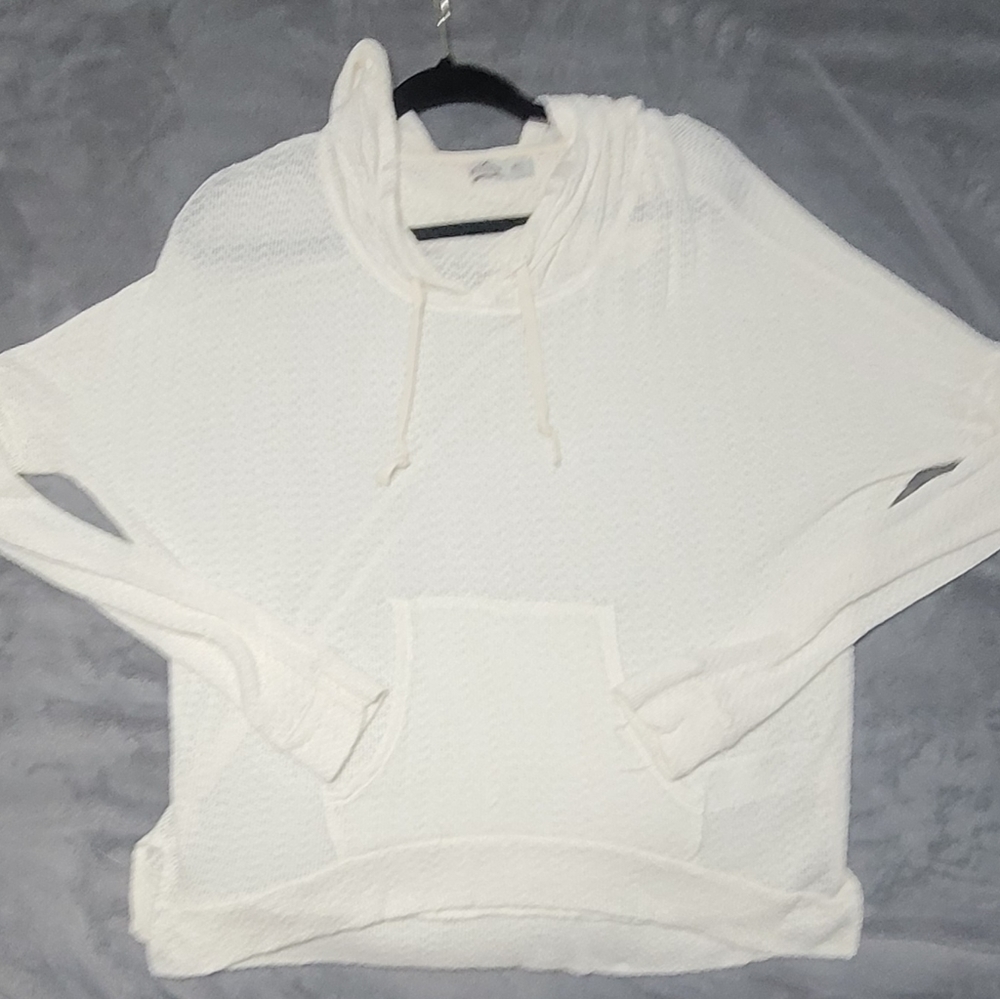 Long Sleeve Hollister Hooded Shirt